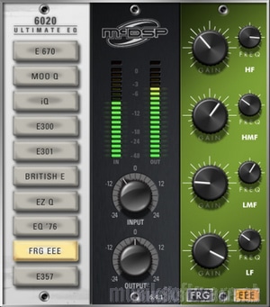 McDSP 6020 Ultimate EQ Native software