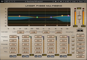 Waves Linear Phase Multiband Comp. software