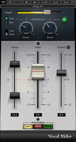 Waves Vocal Rider software