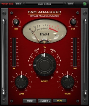 Plug And Mix Analoger software