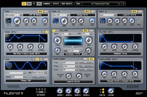AIR Music Technology Hybrid 3 software