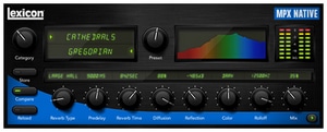 Lexicon MPX Native Reverb software