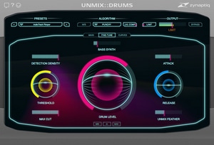 Zynaptiq Unmix::Drums software