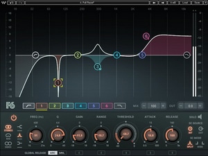 Waves F6 Floating-Band Dynamic EQ software