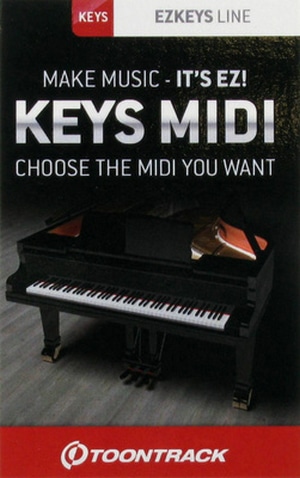 Toontrack EZkeys Midi Pack software