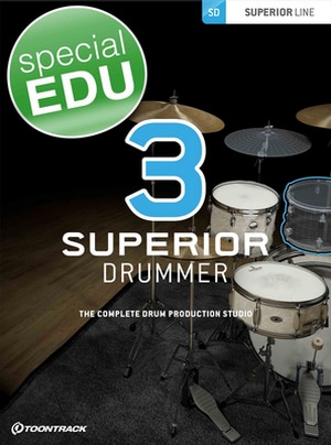 Toontrack Superior Drummer 3 EDU software