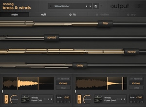 Output Analog Brass & Winds software