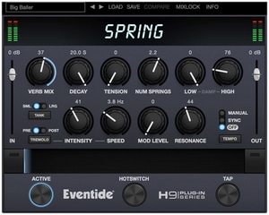 Eventide Spring software