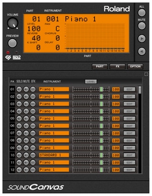 Roland Cloud Sound Canvas VA software