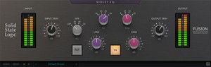 SSL Fusion Violet EQ software