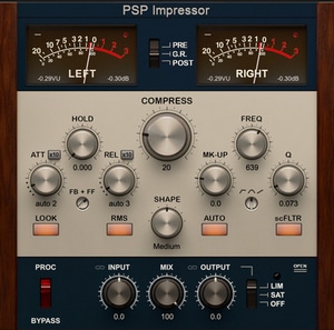 PSP Audioware Impressor software