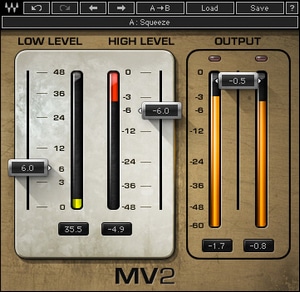 Waves MV2 software