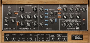 Universal Audio Moog Minimoog Native software