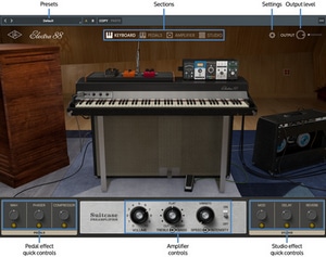 Universal Audio Electra 88 Vintage Keys Native software
