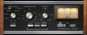 Universal Audio dbx 160 Compressor / Limiter software