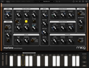 Moog Mariana software